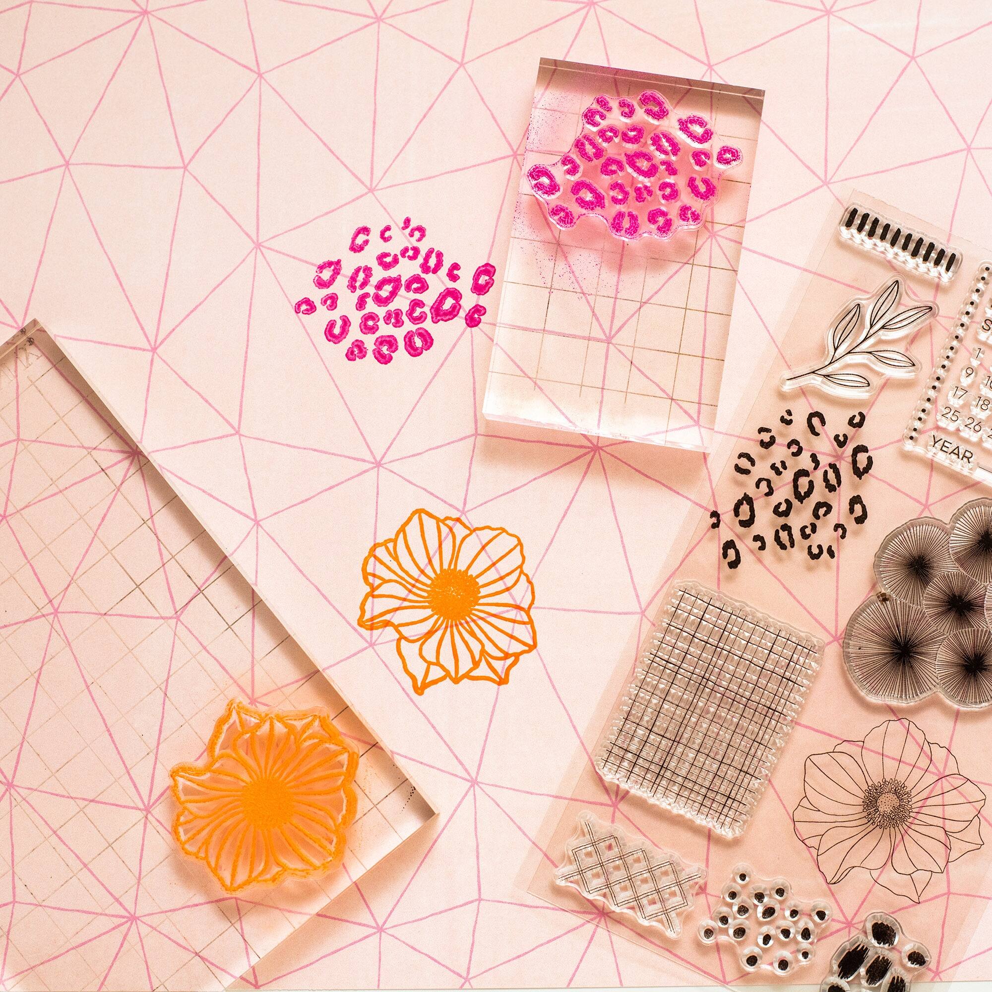 Amy Tangerine® Brave & Bold Acrylic Stamps